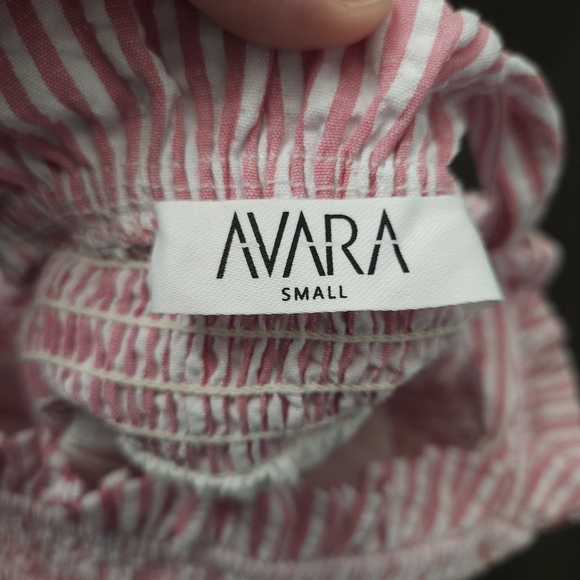Avara Nicolette dress pink and white size Small - Picture 11 of 11